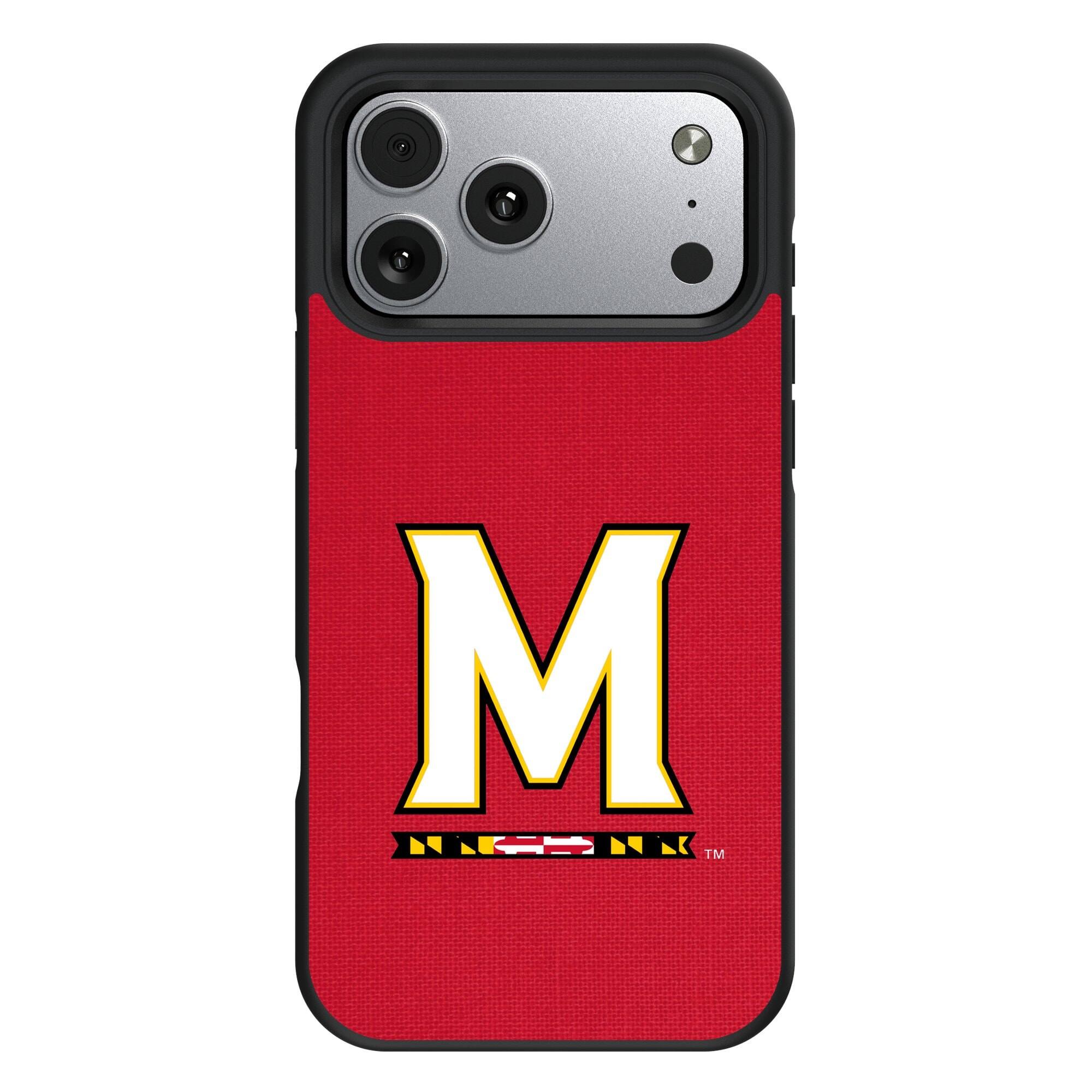 Front. Keyscaper - Maryland Terrapins Bump Case with 8.2ft Drop Protection - 13 mini - Black.