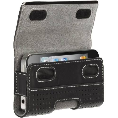 Front Standard. Griffin Technology - Elan Holster for Apple® iPhone® 4 - Black.