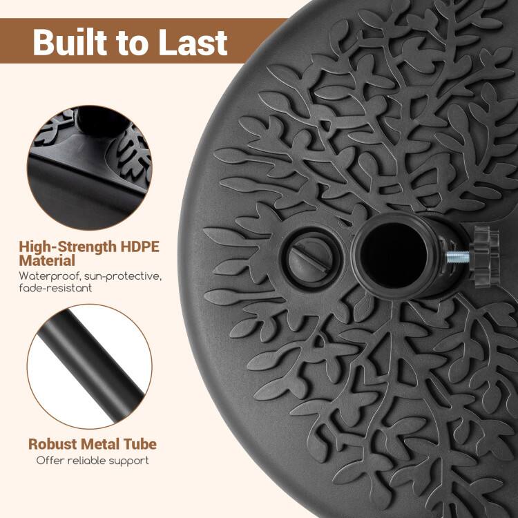 Built to Last

High-Strength HDPE Material
Waterproof, sun-protective, fade-resistant

Robust Metal Tube
Offer reliable support