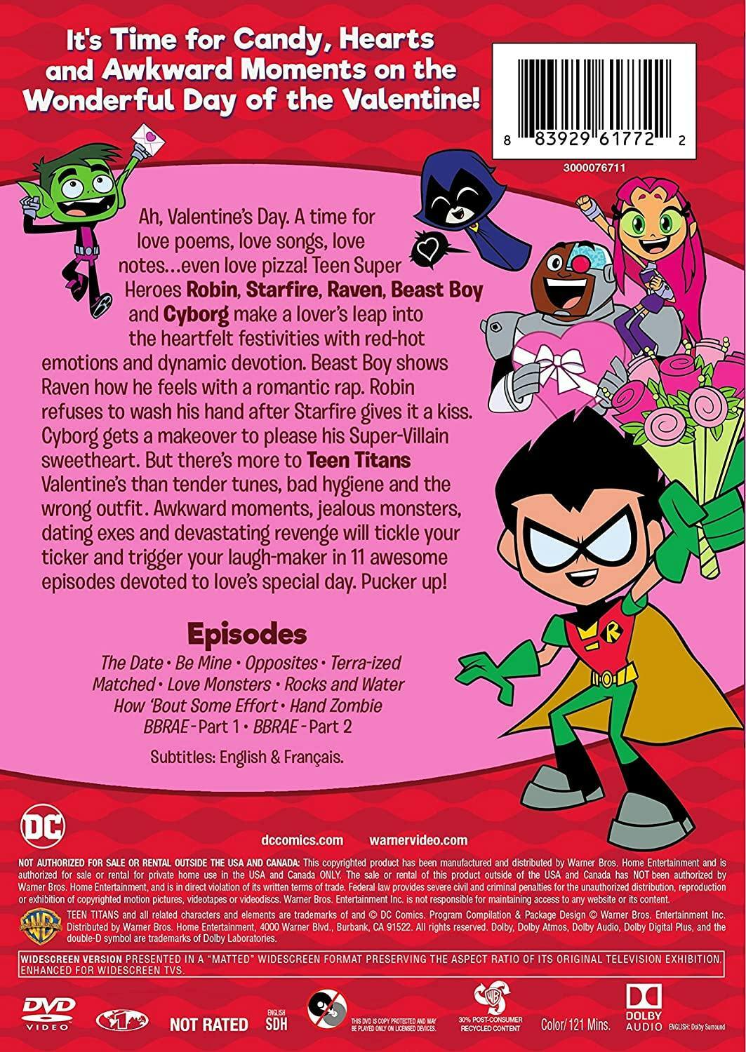 Angle. Teen Titans Go! Be My Valentine [DVD].