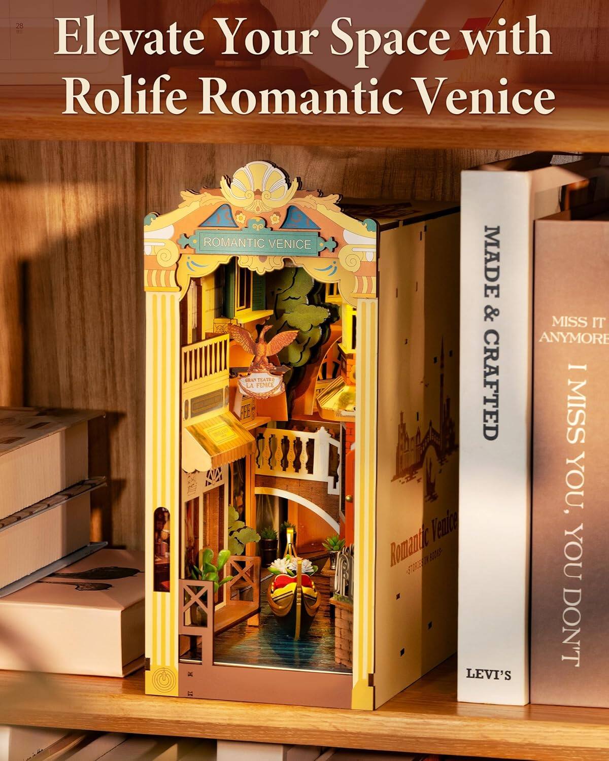 Elevate Your Space with Rolife Romantic Venice

ROMANTIC VENICE

MADE & CRAFTED

MISS IT ANYMORE
I MISS YOU, YOU DON'T

Romantic Venice

LEVI'S
