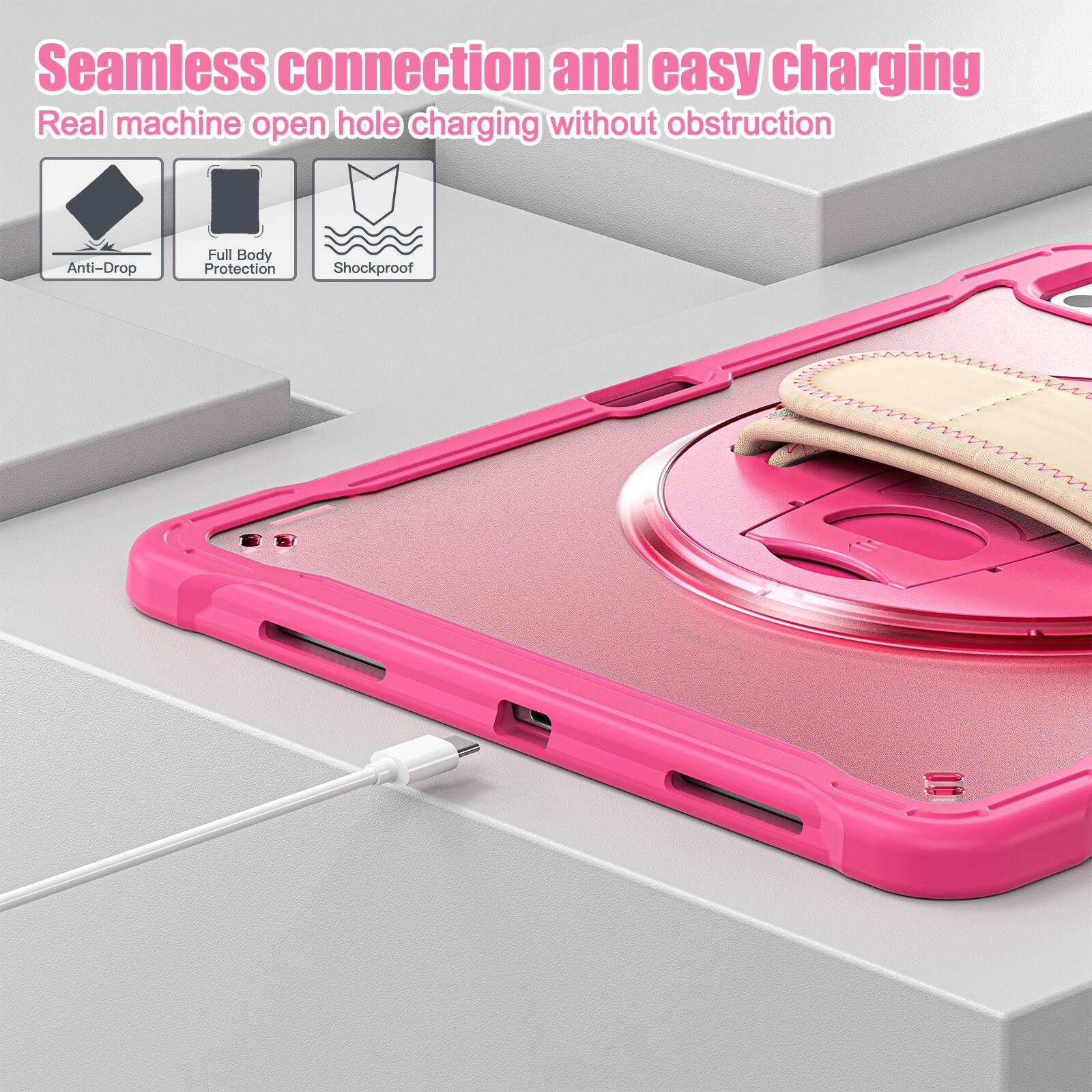 Seamless connection and easy charging  
Real machine open hole charging without obstruction  
Anti-Drop  
Full Body Protection  
Shockproof