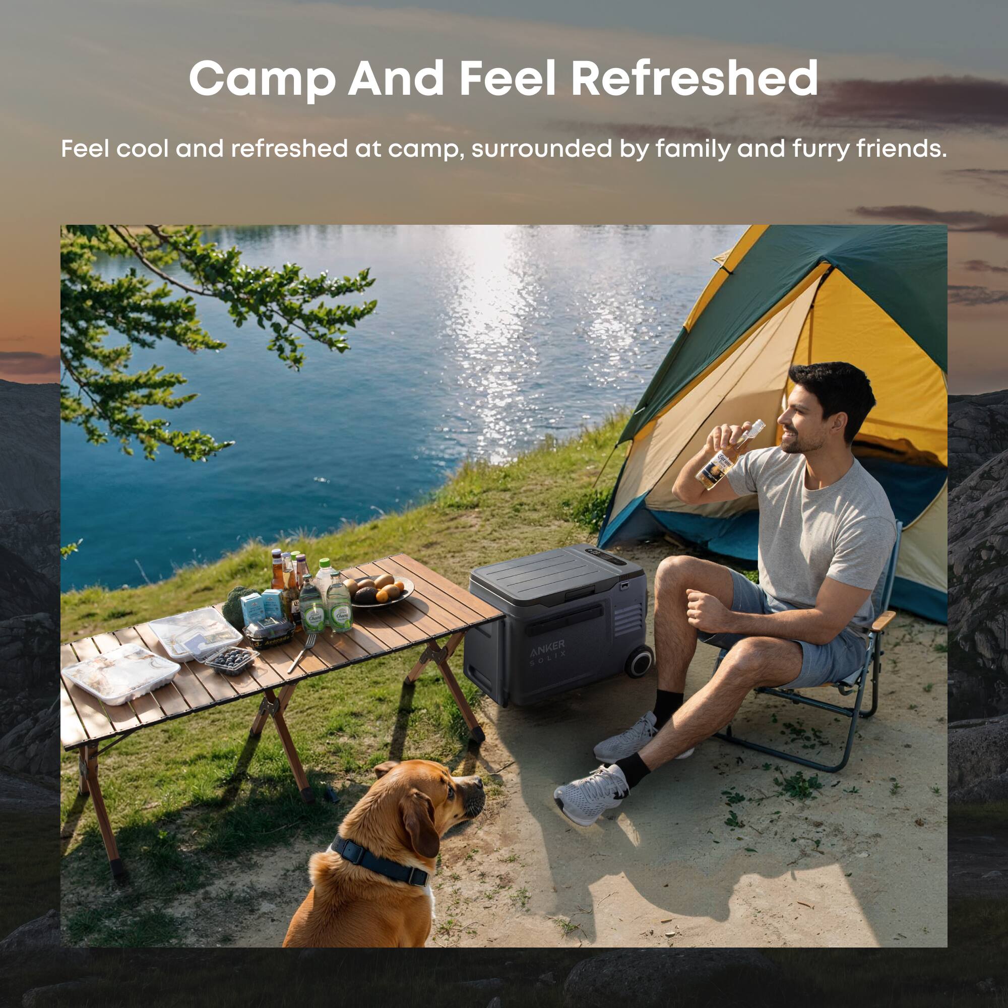 Camp And Feel Refreshed

Feel cool and refreshed at camp, surrounded by family and furry friends.