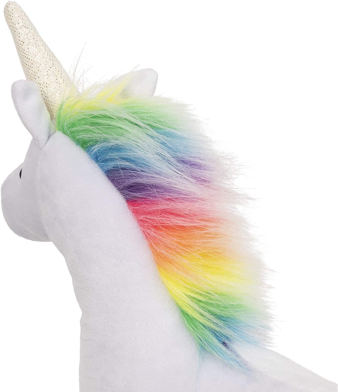 Alt View 1. Gund - Bluebell Unicorn Rainbow Sparkle Plush 15 Inch Plush Animal - White.