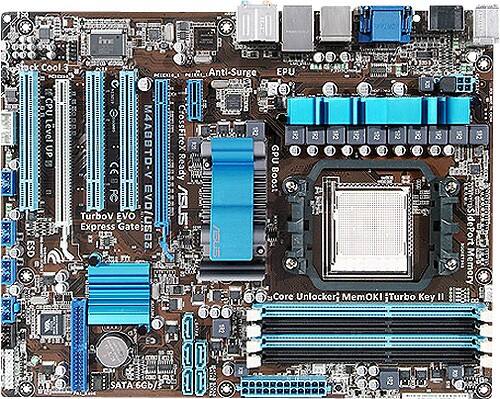 Front Standard. Asus - ATX Motherboard (Socket AM3).