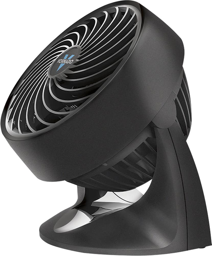 Front. Vornado - 133 Compact Air Circulator Fan - Black.