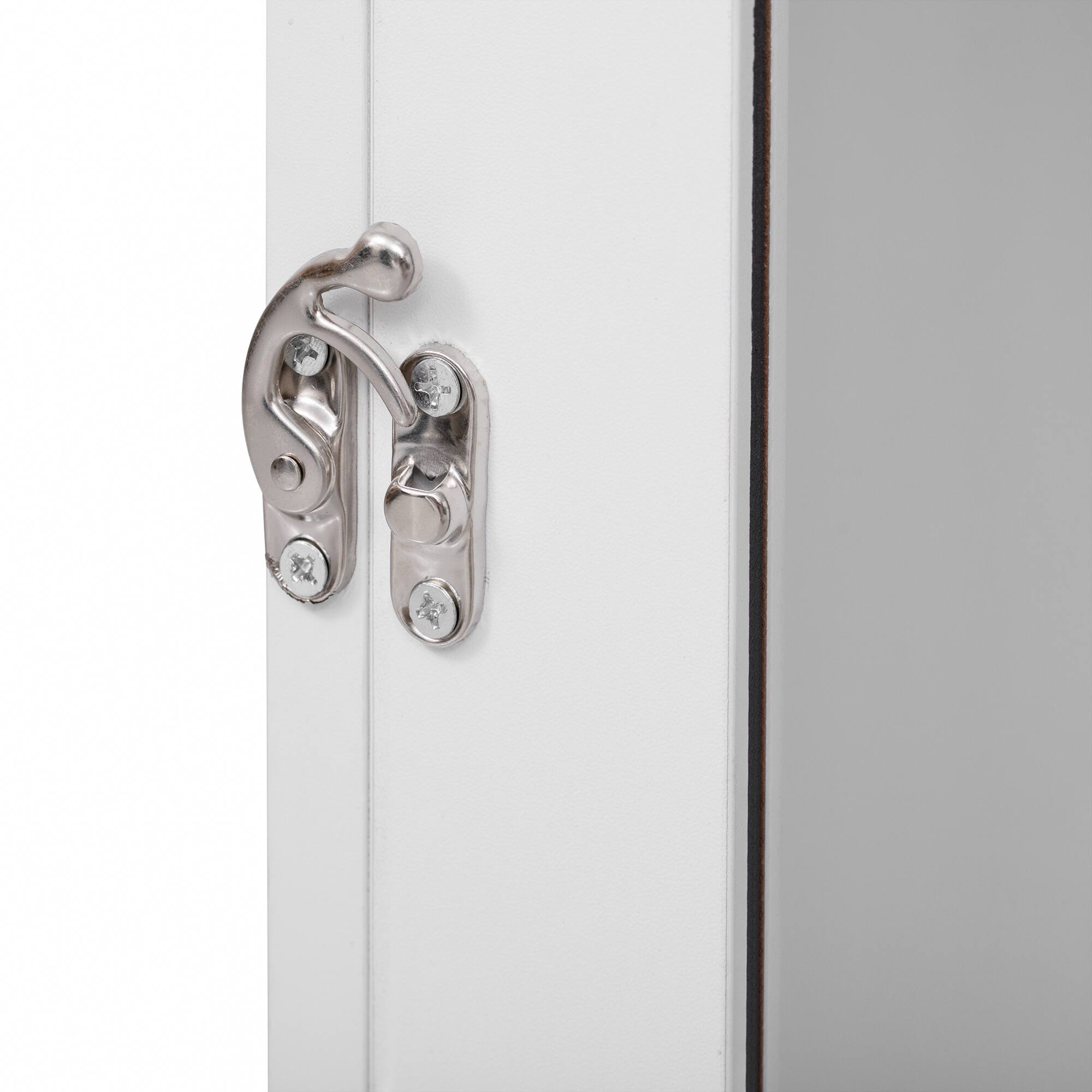 Alt View 5. Runesay - 2 In 1 33.8" Cream White Modern Dog Crate Kitchen Island With Storage for Small-sized Dogs up to 40lbs with Wheels.