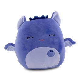 Kellytoy - Squishmallows Fruit Hybrid Squad 8 Inch Plush | Bessie The Blueberry Bat - Blue
