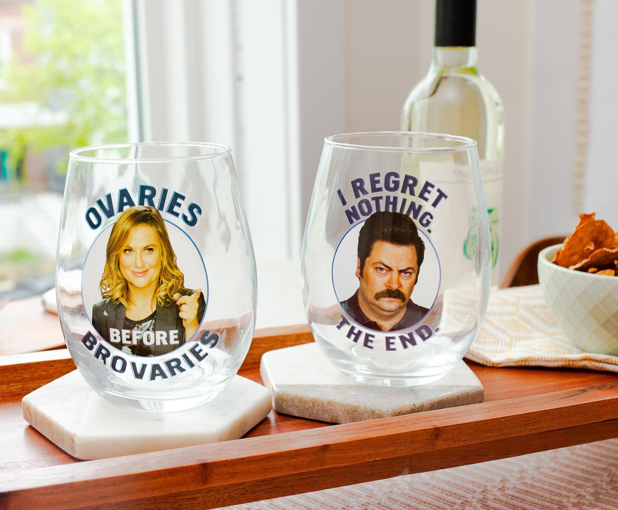 OVARIES  
BEFORE BROVARIES  

I REGRET NOTHING.  
THE END.