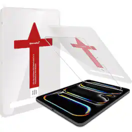 SaharaCase - Easy Apply Tempered Glass Screen Protector for Apple iPad Pro (M4) 11" 2024 - Clear