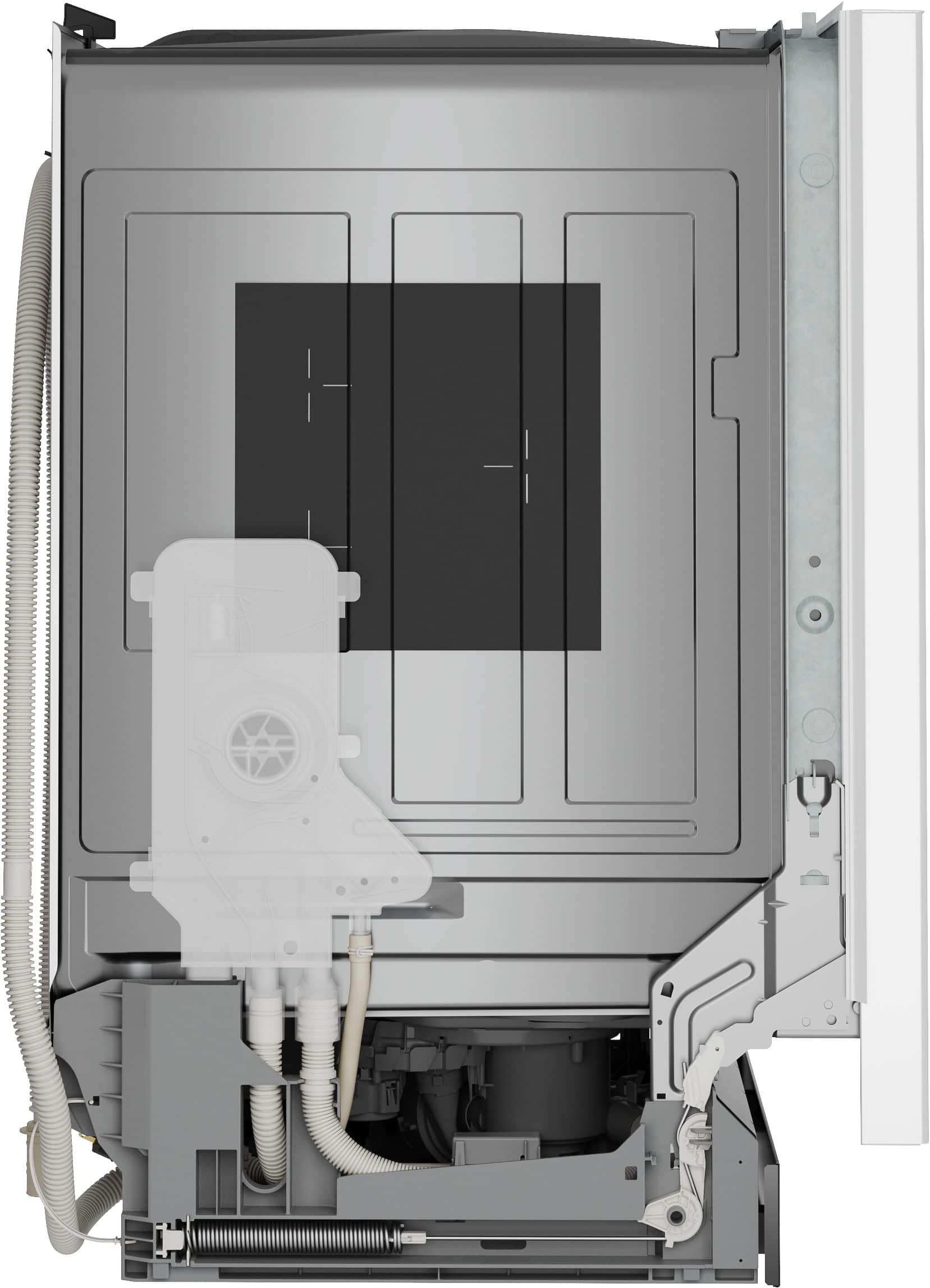 Alt View 1. Bosch - 300 Series 24" Front Control Smart Built-In Stainless Steel Tub Dishwasher with 3rd Rack and PrecisionWash, 48 dBA - White.