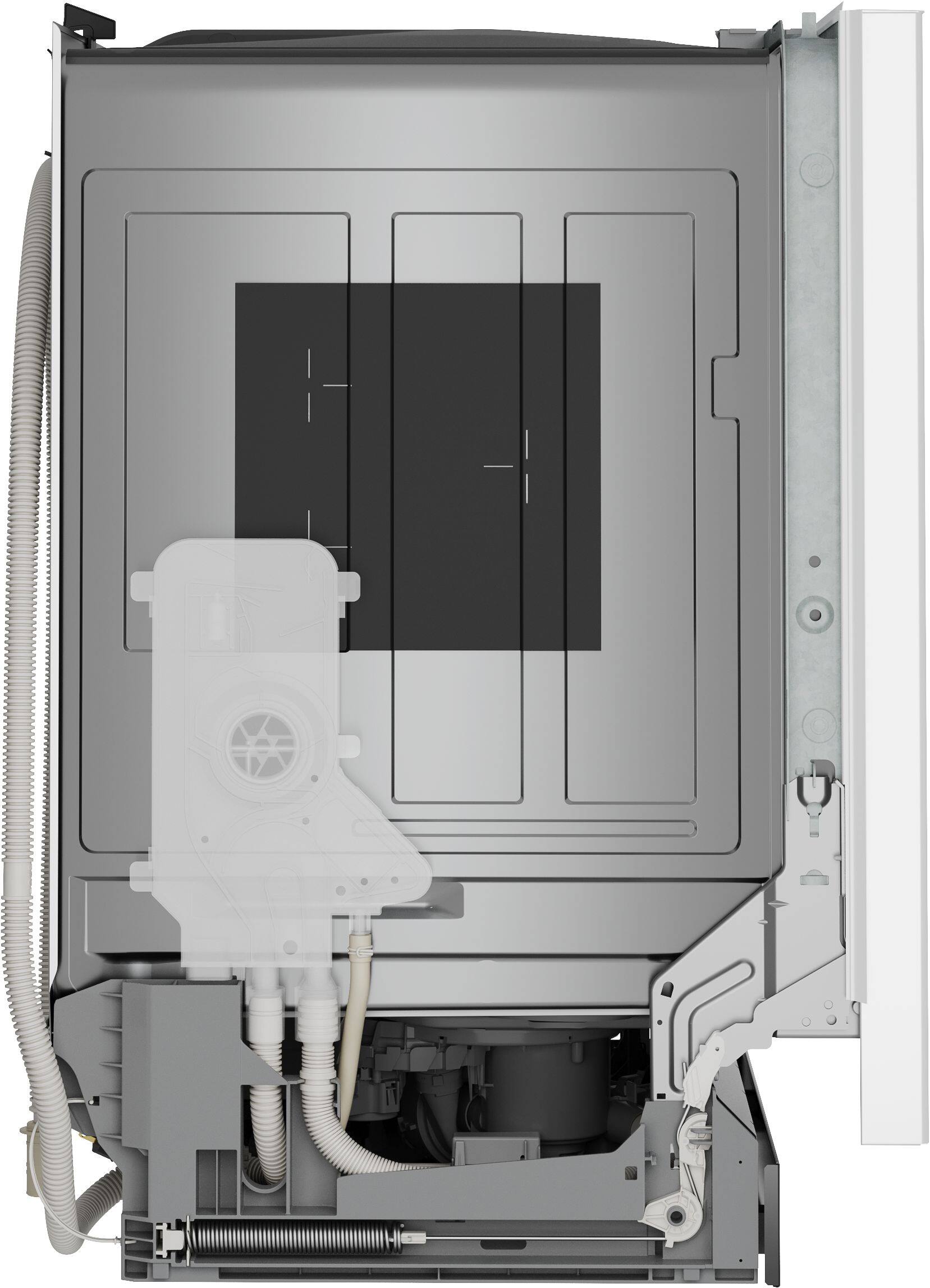 Alt View 1. Bosch - 300 Series 24" Front Control Smart Built-In Stainless Steel Tub Dishwasher with 3rd Rack and PrecisionWash, 48 dBA - White.