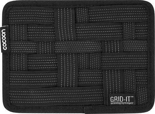 Front Standard. Cocoon - GRID-IT Organization System for Most Digital Devices - Black.