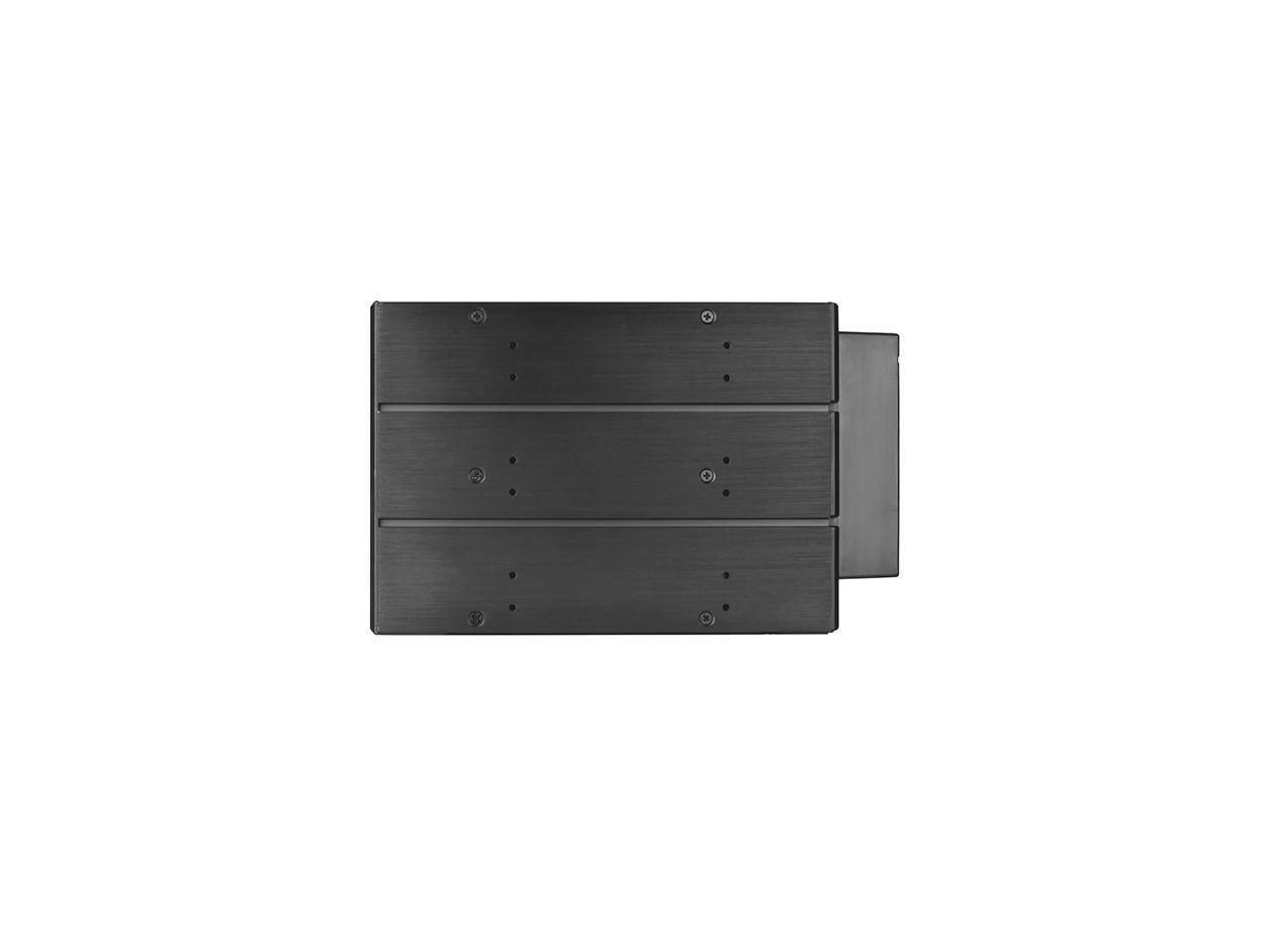 Alt View 2. SilverStone - Three 5.25" device bay to four 3.5" SAS-12G / SATA 6Gbit/s trayless hot-swap cage.