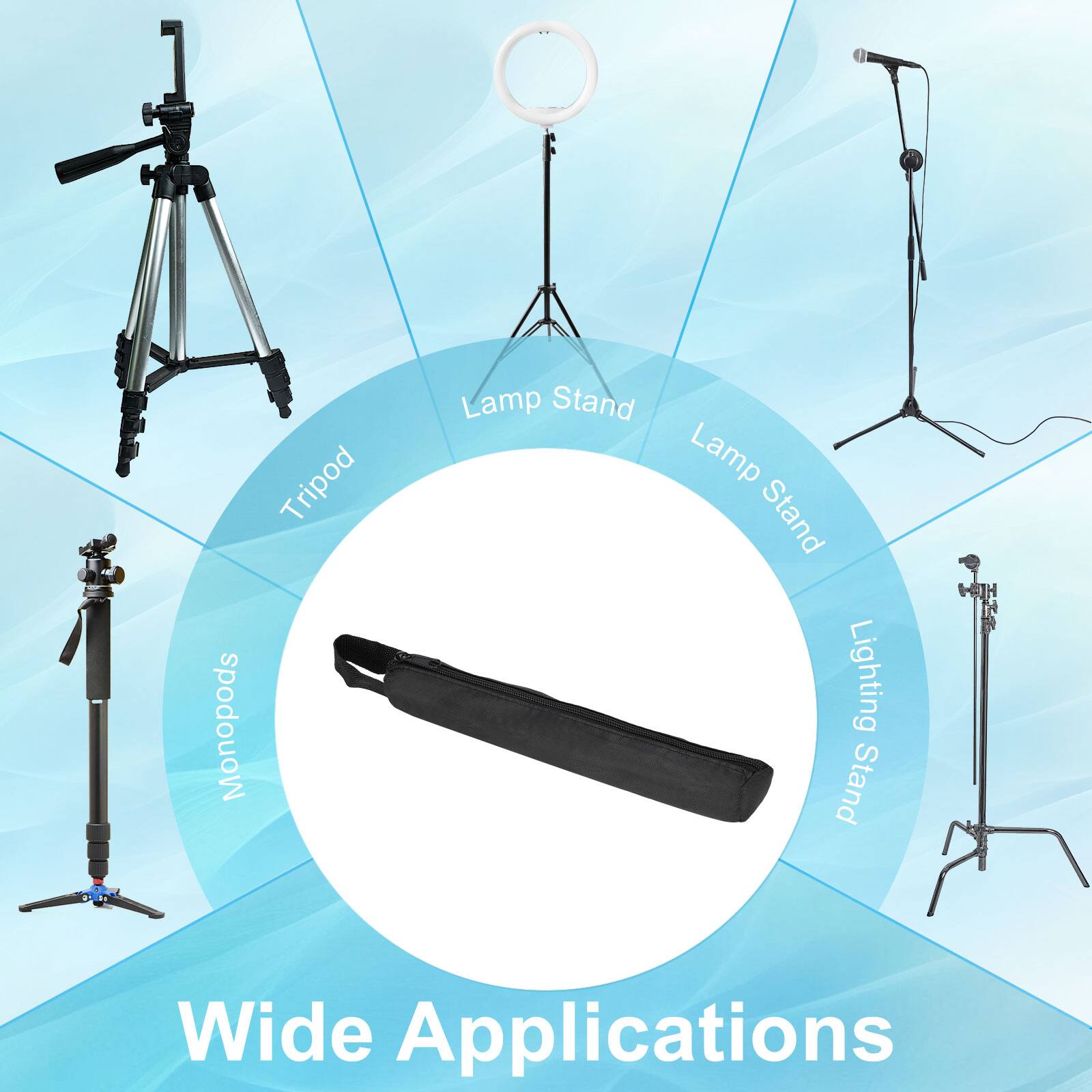 Tripod, Monopods, Lamp Stand, Lighting Stand, Wide Applications