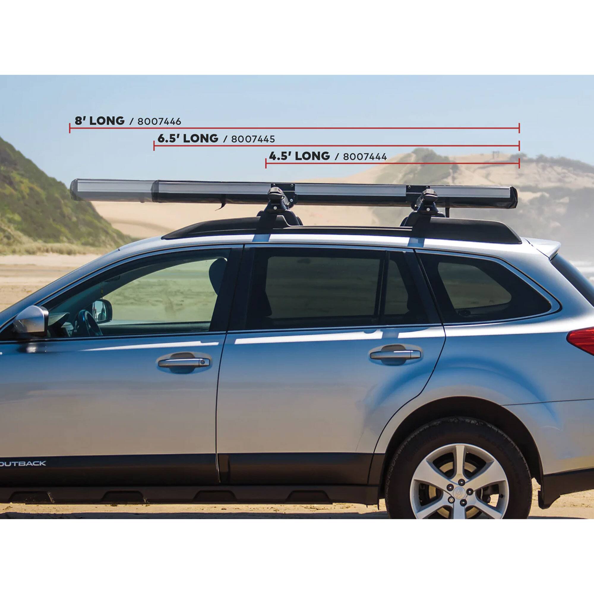 8' LONG / 8007446  
6.5' LONG / 8007445  
4.5' LONG / 8007444  
OUTBACK