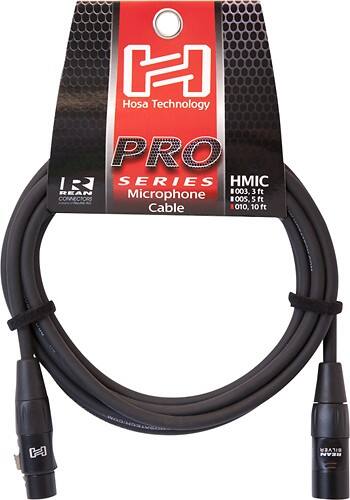 Front Standard. Hosa Technology - Pro 50' Microphone Cable.