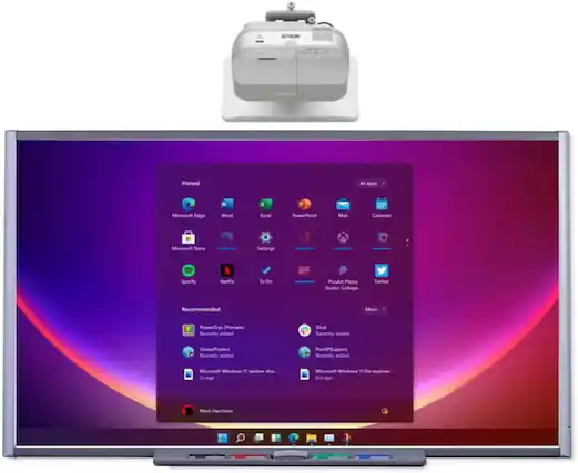 SPSON Pinned All apps Microsoft Edge Word Excel PowerPoint Mail Calendar Microsoft Store Settings Spotify Netflix To Do Pinsdr Photo Studio Collage Twitter Recommended More Power Toys @reviewl Recently added Slack Recently added GlobalProtect Recently added PanGPSupport Recently added Microsoft Windows 11 taskbar dos.. 2 ago Microsoft Windows 11 file explorer Em ago Mark Hachman
