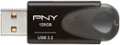 Alt View Zoom 11. PNY - 128GB Turbo Attache 4 USB 3.0 Flash Drive - Black.