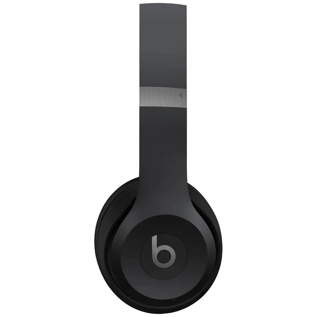Left. Beats - Beats Solo 4 Bluetooth Wireless On-Ear Headphones with MightySkins Protective Skins and 1 Year Extended Warranty Bundle - Matte Black.