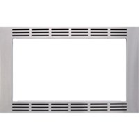 Panasonic - 30" Trim Kit for Select Microwaves - Stainless Steel - Front_Zoom