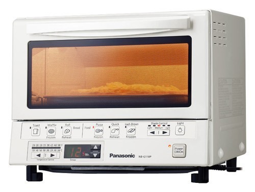 Wafel statistieken Charlotte Bronte Panasonic FlashXpress 4-Slice Toaster Oven White NB-G110PW - Best Buy