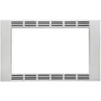 Front. Panasonic - 27" Trim Kit for Select Microwaves - Stainless Steel.