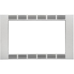 Panasonic - 27" Trim Kit for Select Microwaves - Stainless steel - Front_Zoom