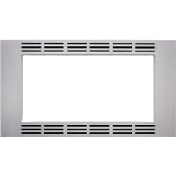 Panasonic - 30" Trim Kit for Select Microwaves - Stainless steel - Front_Zoom