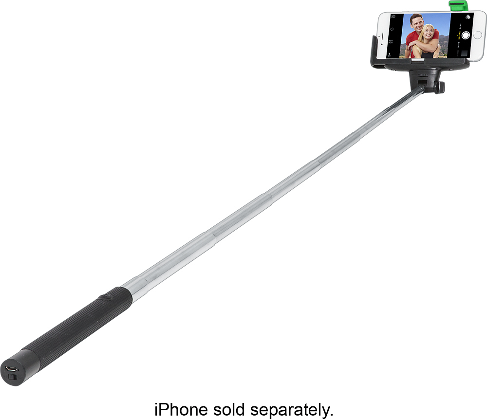 Banzai Knop ophouden ReTrak Bluetooth Selfie Stick Black ETSELFIEB - Best Buy