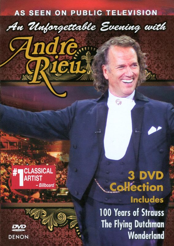  Andre Rieu: An Unforgettable Evening with Andre Rieu [3 Discs] [DVD]