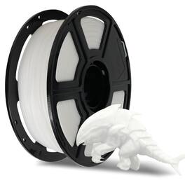 Flashforge - HS PLA 3D Printer Filament 1.75mm, 500mm/s (600+), ±0.02mm for Most 1.75mm 3D Printers - 1kg Spool - White
