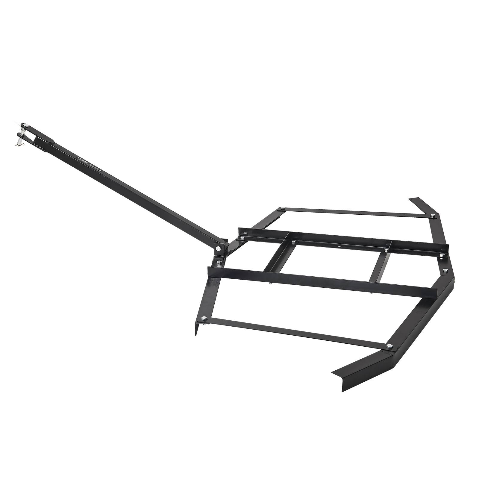 Alt View 5. VEVOR - Drag Harrow, 66" Width Tow Behind Drag Harrow, Q235 Steel Driveway Grader with Adjustable Bars & Pin Hitch - Black.