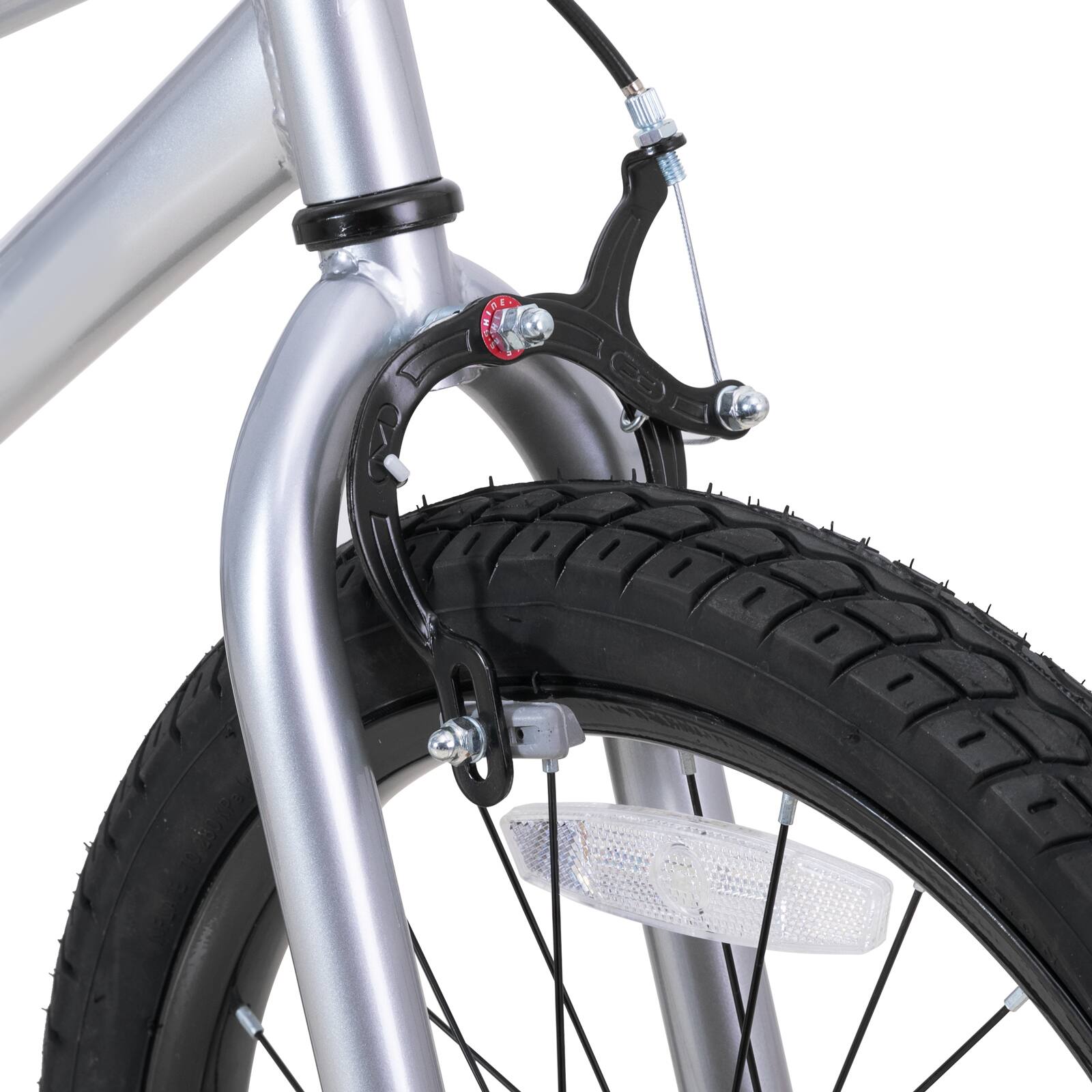 Alt View 2. JOYSTAR - JOYSTAR Totem 18 Inch Kids Bike with Training Wheels, Children's Bike for 5-9 Years Old Boys Girls, Silver - Silver.