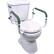 Alt View 11. Carex - Toilet Support Rail - SILVER.