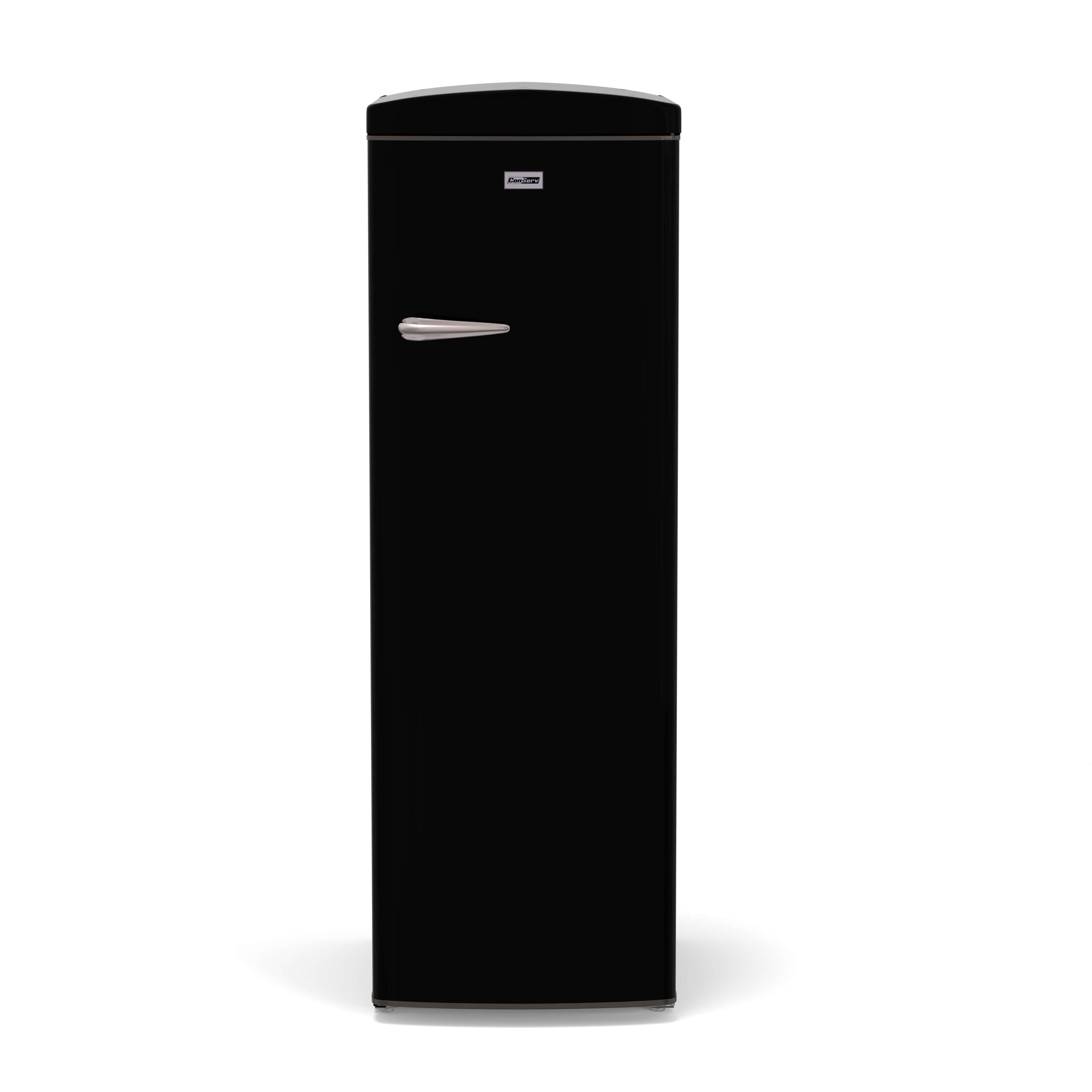 Conserv - 11cf Classic Retro Refrigerator 24 in Frost Free Eco R600a 110V - Black