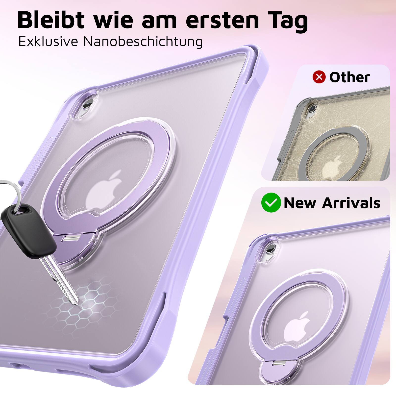 Bleibt wie am ersten Tag  
Exklusive Nanobeschichtung  

Other  
New Arrivals