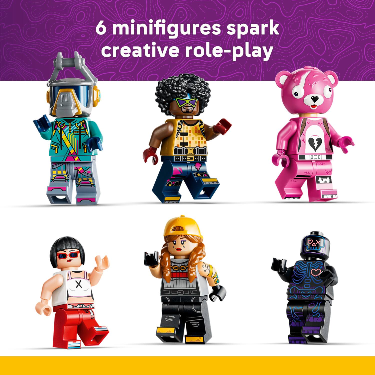 6 minifigures spark creative role-play