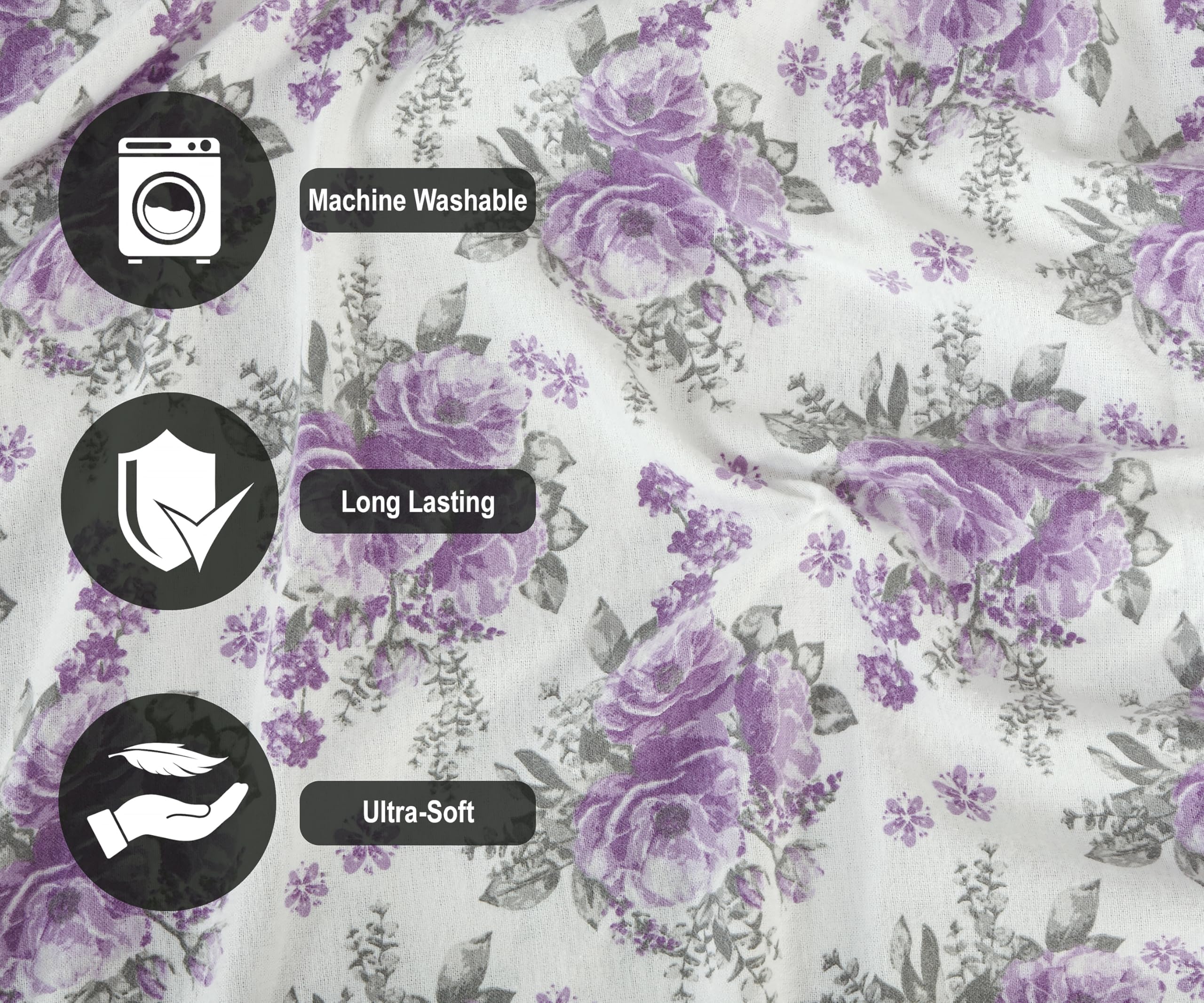 Machine Washable  
Long Lasting  
Ultra-Soft