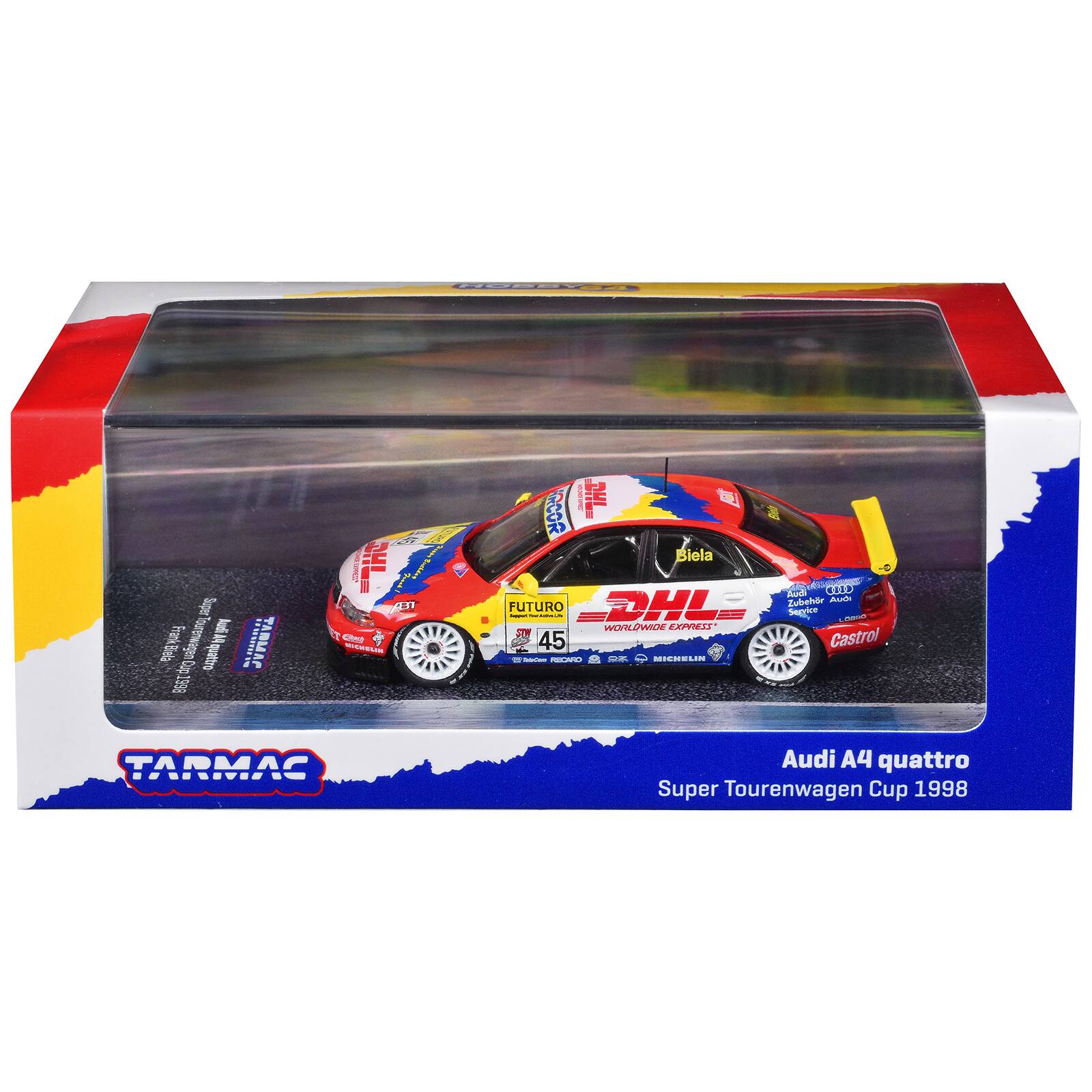 E Super TA UERNALZO I = 1 ABLAP WLL S a 1998 1 E I 01 C MSSTU s SRI AUI CCOR a Biela PO Fad 61D Cubehor Auua FUTURO : I | DHLS Seppine i - WORLDWIDE ITRACES 45 Castrol - Gd G : w.d..i.d - TARMAS Audi A4 quattro Super Tourenwagen Cup 1998