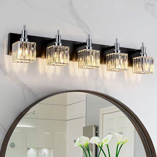 Black Chrome-Square Shade-4-Light