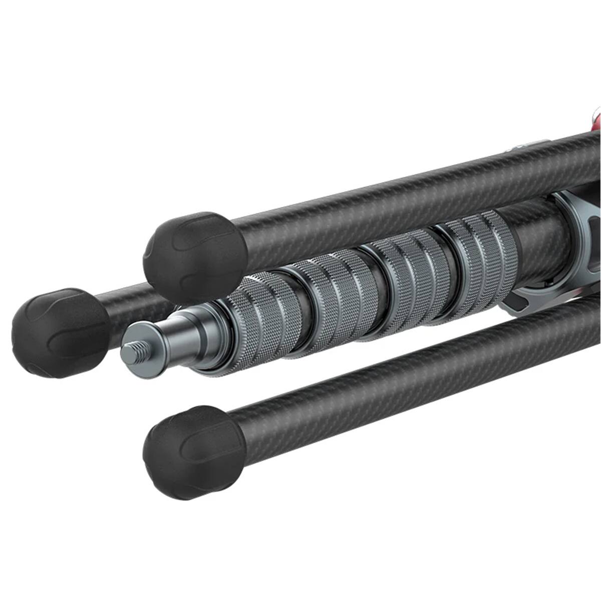 Alt View 6. Ulanzi - Ulanzi MT-49 6.4' 5-Section Carbon Fiber Portable Light Stand/Camera Tripod.