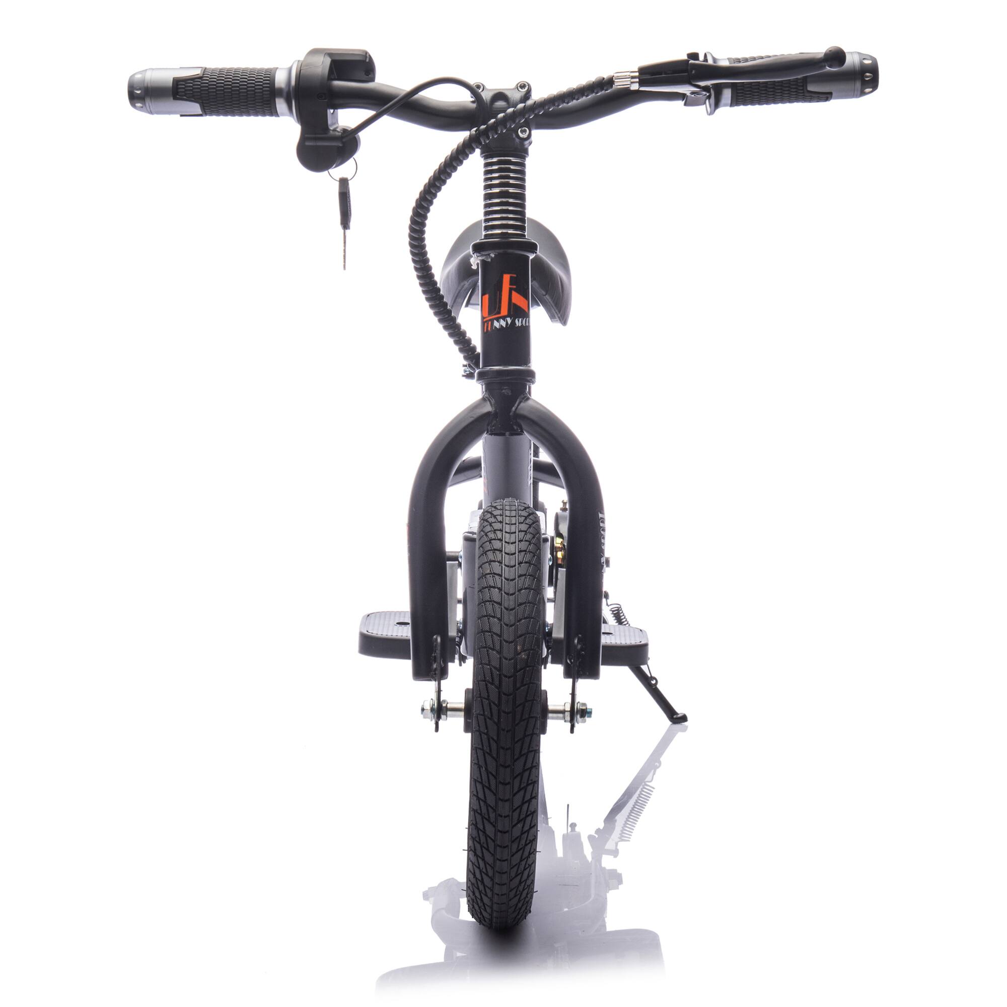 Alt View 2. ELEMENT ACE - 24V Kids Electric Balance Dirt Bike with Adjustable Seat and Power Display for Ages 3+ - Black.