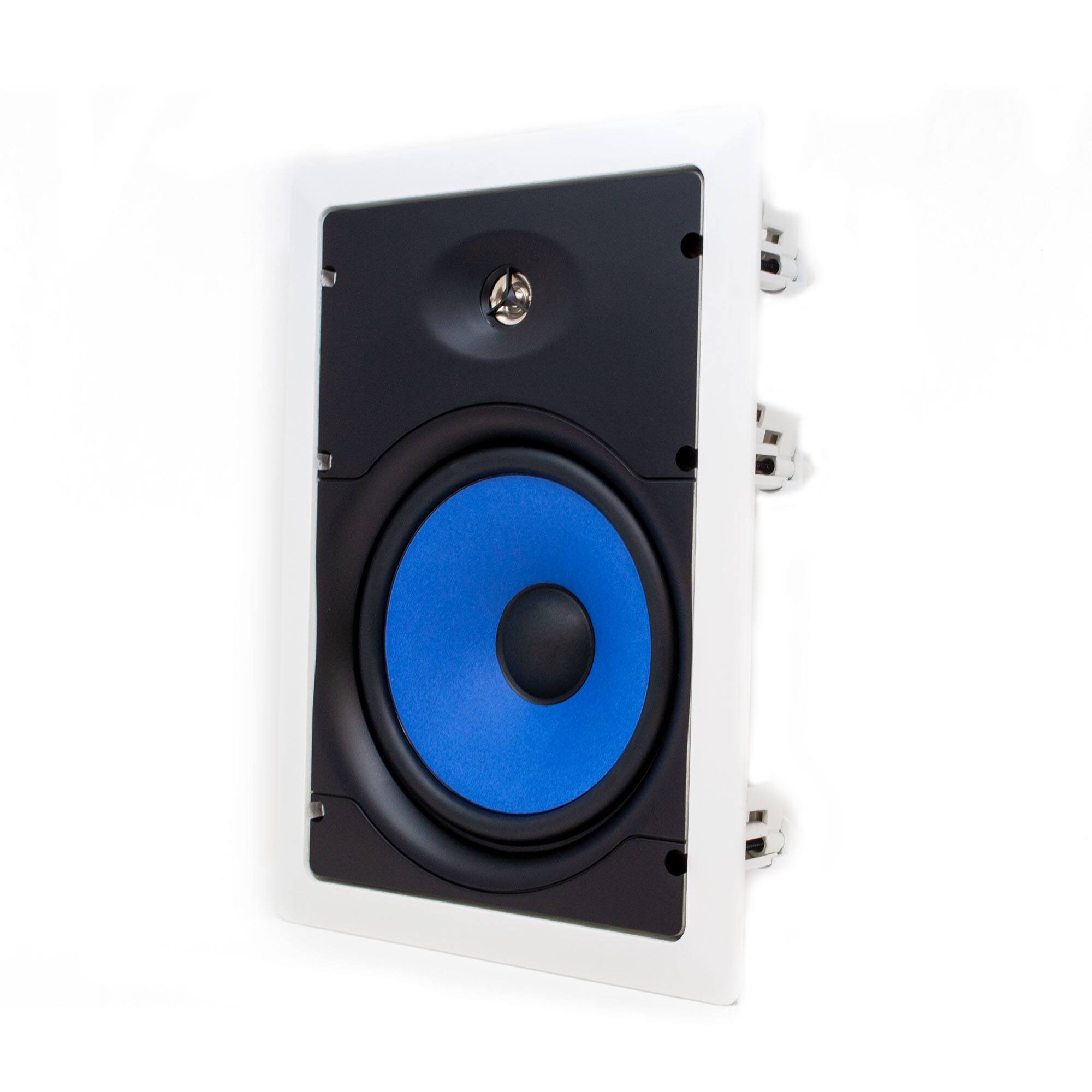 Alt View 10. Legrand - Legrand MS3801 evoQ 3000 8" In-Wall Speakers Case Pack 6 Pair 12 Speakers total with In Wall Mounting Brackets - Black/Gray.