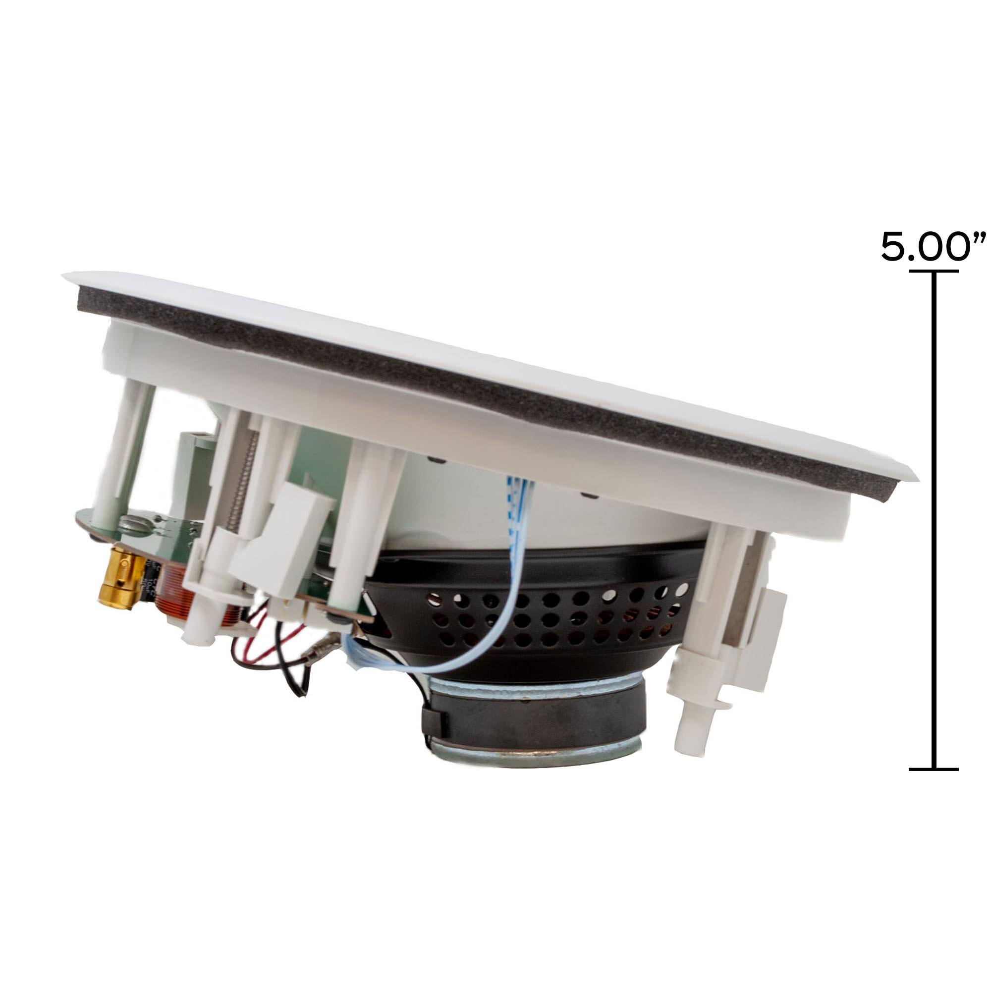 Alt View 4. Legrand - Legrand HT7655 7000 Series Angled In-Ceiling Speaker (Each) - Black/Gray.