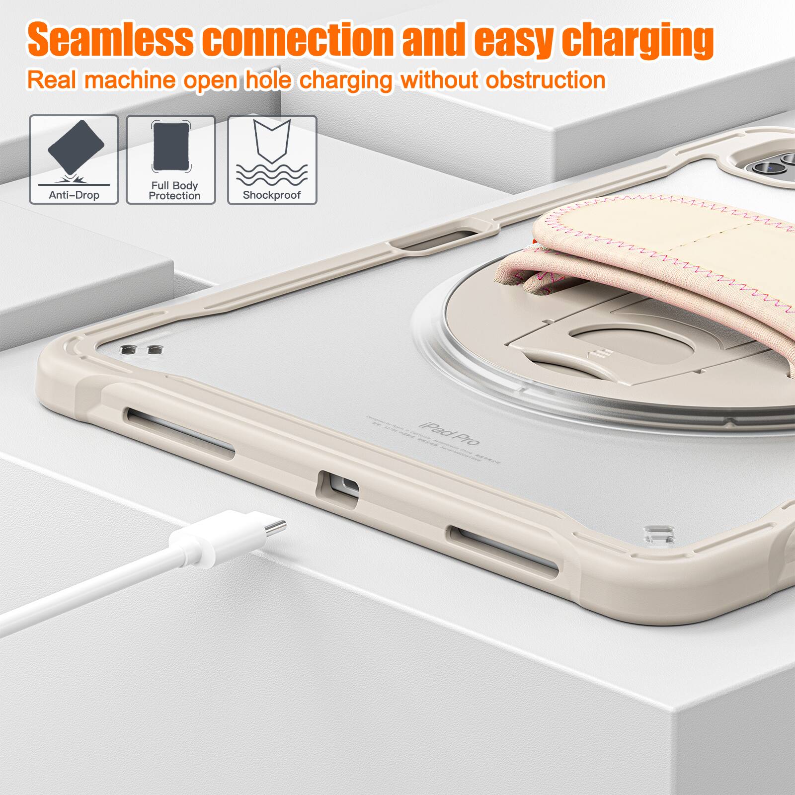 Seamless connection and easy charging  
Real machine open hole charging without obstruction  
Anti-Drop  
Full Body Protection  
Shockproof