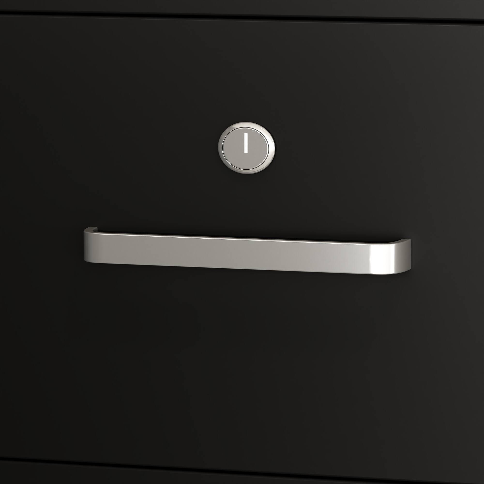 Alt View 5. Famapy - Famapy Modern Office Reception Desk: Functional Storage, Sleek Design for Workspaces - Black.