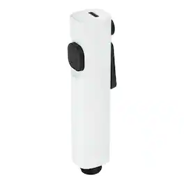Unique Bargains - Handheld Bidet Sprayer for Toilet Cleaning, Sprayer Kit Dual Spray Mode w/ Scraping Function & G1/2 Threaded (Style 3) - White