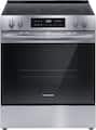 Frigidaire - 30 in. Wide 5 elements 5.3 Cu ft. Slide In Electric Range with Air Fry and Steam Clean - Stainless Steel
