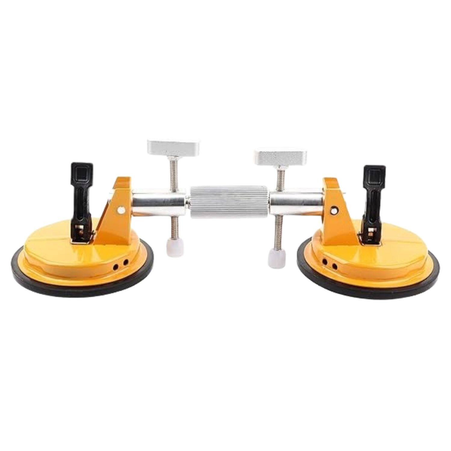 Front. Stock Preferred - 150mm Stone Seam Setter Countertop Installation Tool - Yellow.